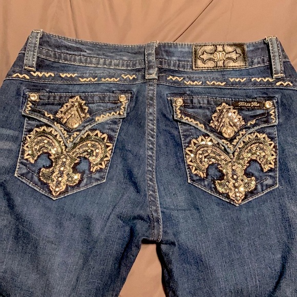 Miss Me Signature Boot jeans size 29 professionally altered inseam 30” - Picture 2 of 8